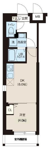 レオーネ宮崎台　101号室　間取り