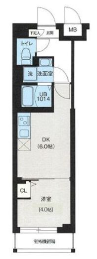 レオーネ宮崎台　208号室　間取り