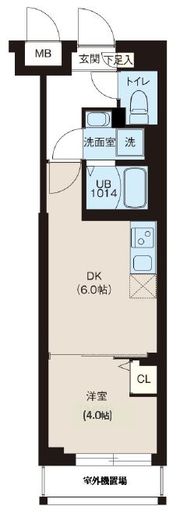 レオーネ宮崎台　306号室　間取り
