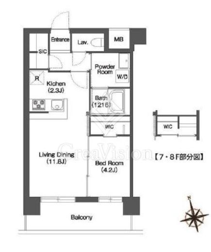 アビティ宮前平　604号室　間取り