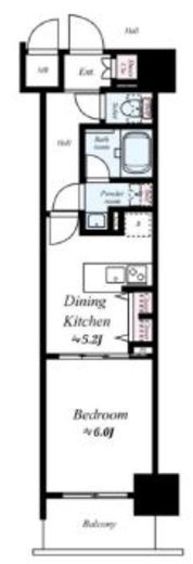 エステムプラザ川崎　902号室　間取り