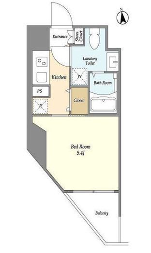 コンフォリア・リヴ川崎南幸町　1008号室　間取り