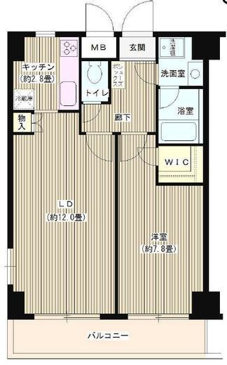 イーリスネオ　1006号室　間取り