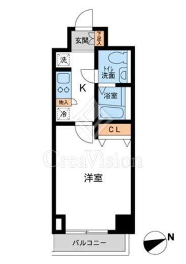 Cassia Kawasaki Residence　702号室　間取り
