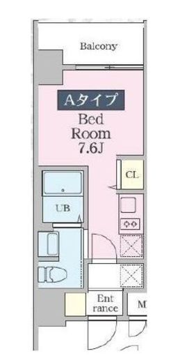 ファインプレイス川崎　201号室　間取り