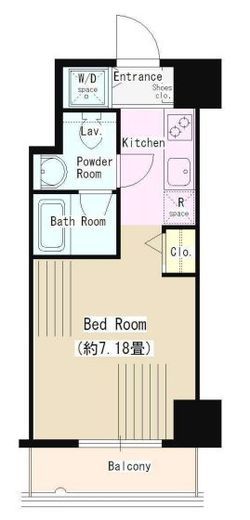 DORMOUSE TOWER　1102号室　間取り
