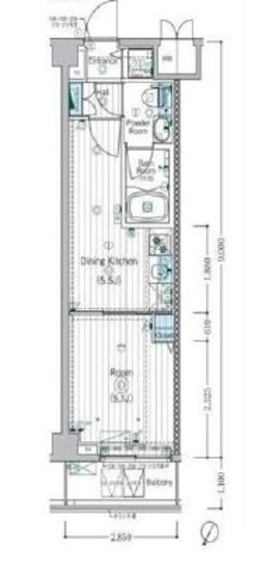 MAXIV宮崎台 (マキシヴ宮崎台)　407号室　間取り