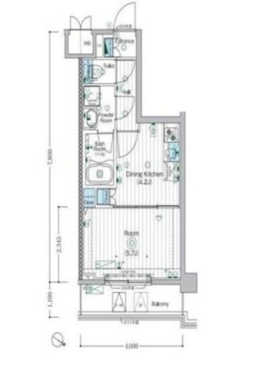 MAXIV宮崎台 (マキシヴ宮崎台)　501号室　間取り