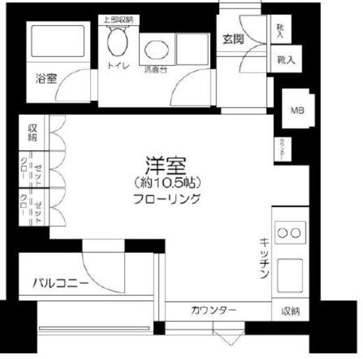 ラヴォーグ南青山　404号室　間取り