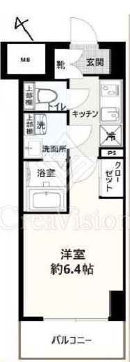 ラフィスタ川崎Ⅱ　506号室　間取り