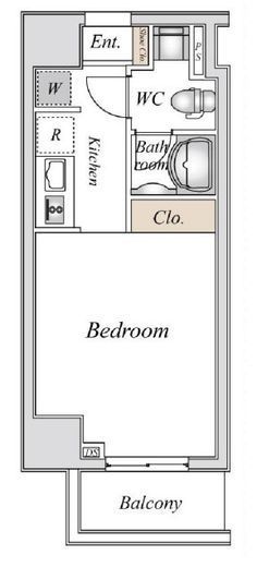 NA川崎南町　404号室　間取り