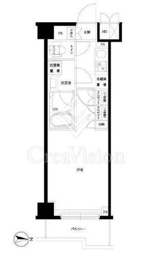 ルーブル武蔵新城六番館　704号室　間取り