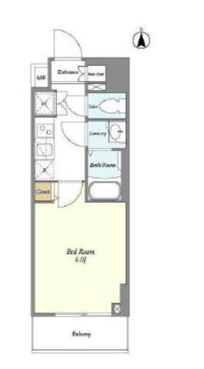 KDXレジデンス川崎　402号室　間取り