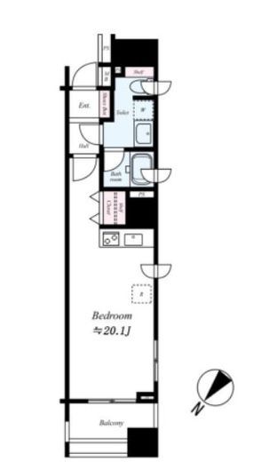 レグラス川崎　903号室　間取り