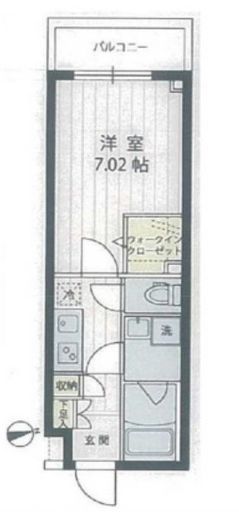 アプリーレ宮崎台2　110号室　間取り