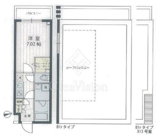 アプリーレ宮崎台2　313号室　間取り
