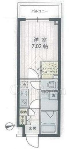 アプリーレ宮崎台2　505号室　間取り