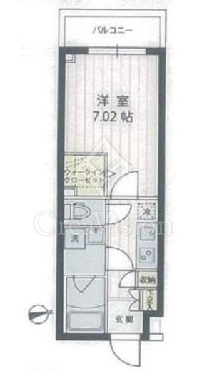 アプリーレ宮崎台2　506号室　間取り