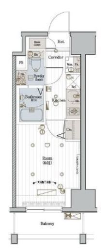 メイクスデザイン川崎Ⅱ　506号室　間取り