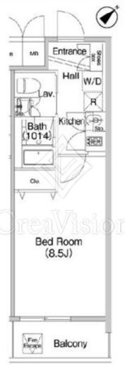 プライムアーバン新百合ヶ丘　906号室　間取り