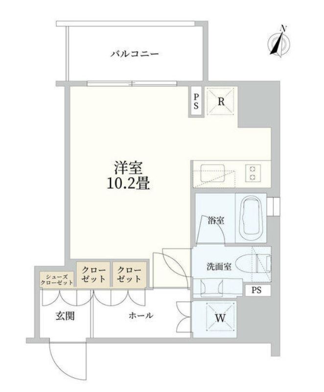 コンシェリア恵比寿　402号室　間取り