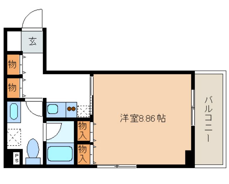 レジディア新川　312号室　間取り
