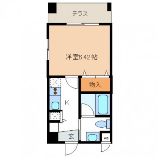 レジディア新川　201号室　間取り