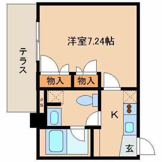 レジディア新川　304号室　間取り