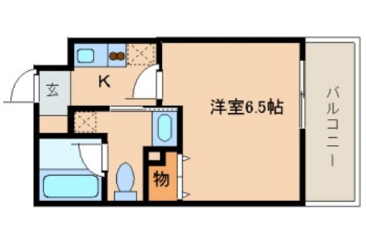 レジディア新川　413号室　間取り