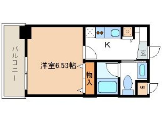 レジディア新川　306号室　間取り