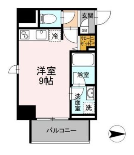 ディアーナ川崎　506号室　間取り