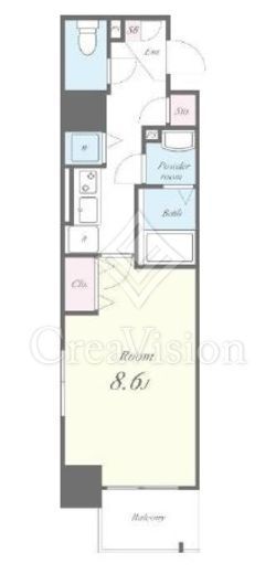 ベルヌーブラビ　301号室　間取り