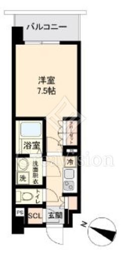 オープンブルーム二子　314号室　間取り