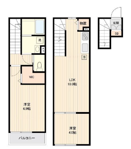 アーバンパーク宮前平EAST　207号室　間取り