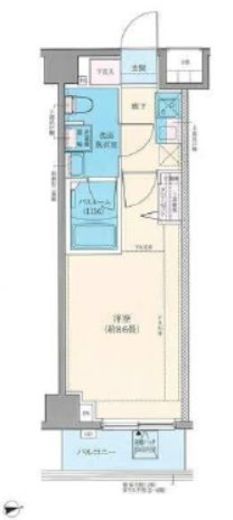ロアール元住吉　305号室　間取り