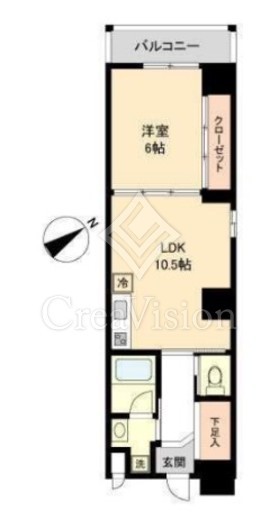 カーサ・アウローラ　601号室　間取り