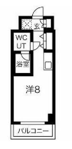 クラリッサ川崎ブルーノ　1002号室　間取り