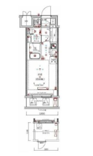クラリッサ川崎ブルーノ　102号室　間取り