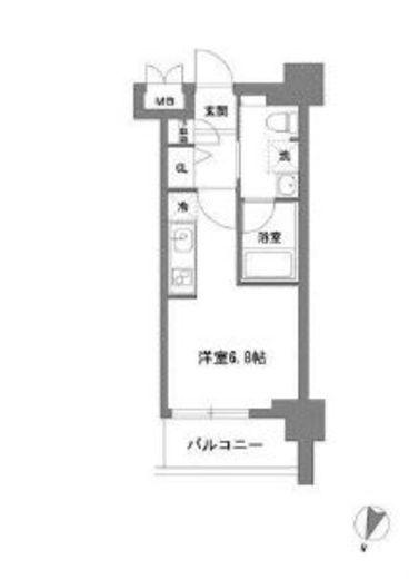 TLRレジデンス川崎大師　703号室　間取り