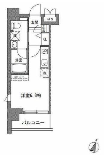 TLRレジデンス川崎大師　908号室　間取り