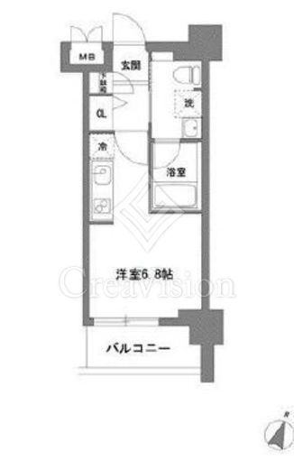 TLRレジデンス川崎大師　905号室　間取り