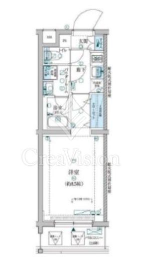 アルコバレーノ武蔵小杉Ⅱ　207号室　間取り