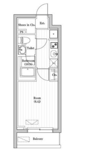 アーバンパーク登戸　501号室　間取り