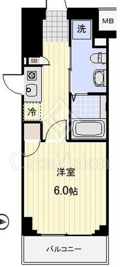 プロスペクト武蔵新城　403号室　間取り