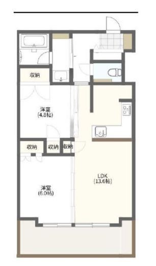 グランドメゾン鷺沼ザ・ヴィラ　304号室　間取り