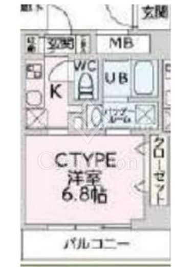 リエカ溝の口　303号室　間取り