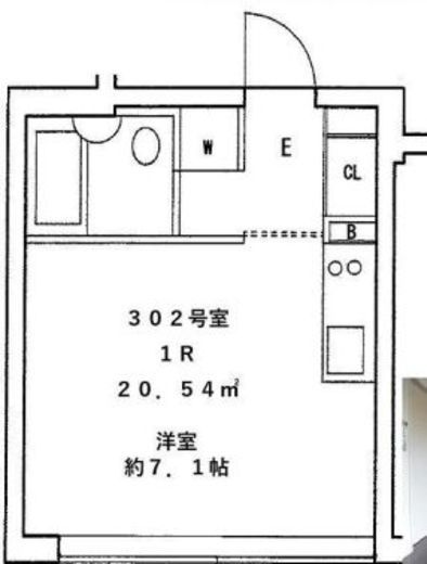 ベルファース芝パルク　302号室　間取り