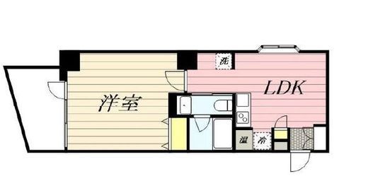 HF八丁堀レジデンス2　504号室　間取り