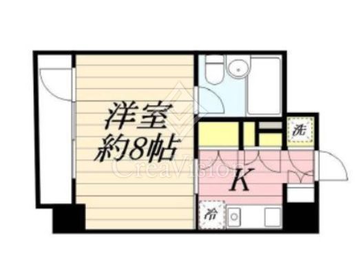HF八丁堀レジデンス2　805号室　間取り