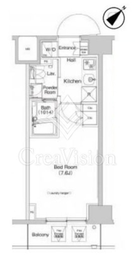 プラウドフラット登戸　205号室　間取り